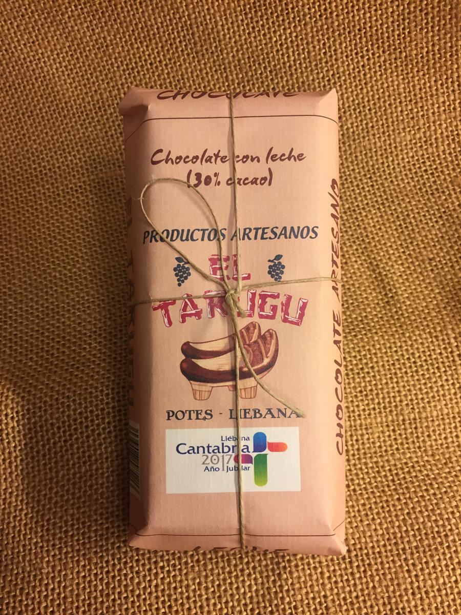 CHOCOLATE CON LECHE "EL TARUGU" 200gr | 131 | Productos típicos de cantabria