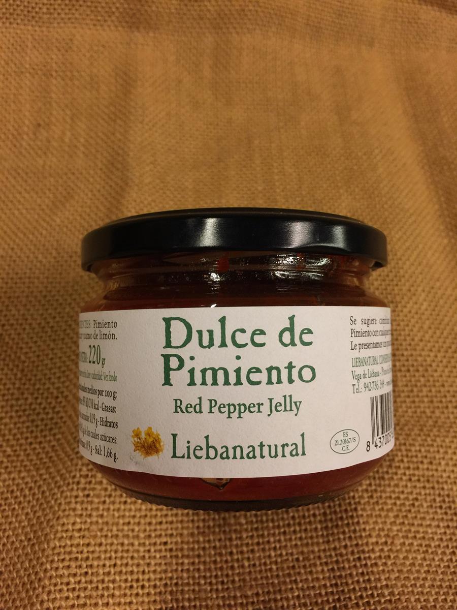 Dulce de pimiento liebananatural 