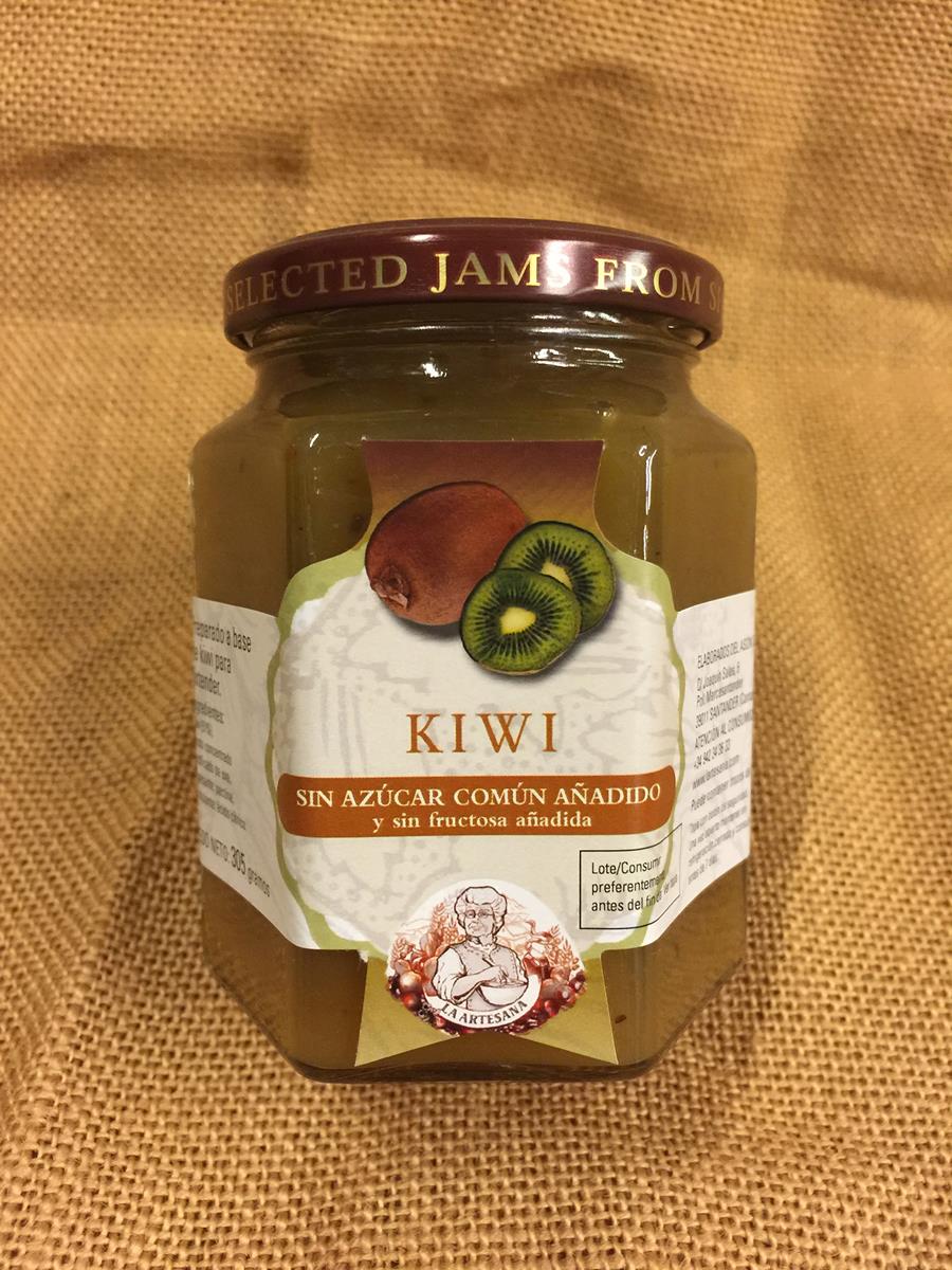 Mermelada kiwi la artesana cantabria